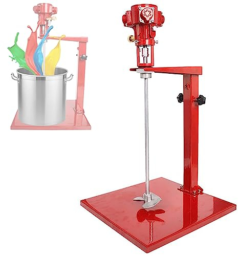 Pneumatische Farbe Mixer 5 Gallonen Pneumatische Farbe Mixer Rührer, Farbe Rühren Maschine Mit Ständer, Desktop Air Rührwerk, 2600R/Min, Zum Mischen von Putz/Farbe/Mörtel/Kleber