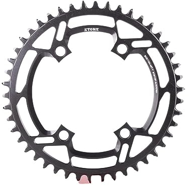 QAINKUN Kettenblatt Rundes Kettenblatt 110BCD 4 Schrauben 34 36 38 42T 44 46T 48 50T 54 56 58T 60 Rennrad MTB 9 10 11 12s 12 Geschwindigkeit KettenbläTter(Color:60T)