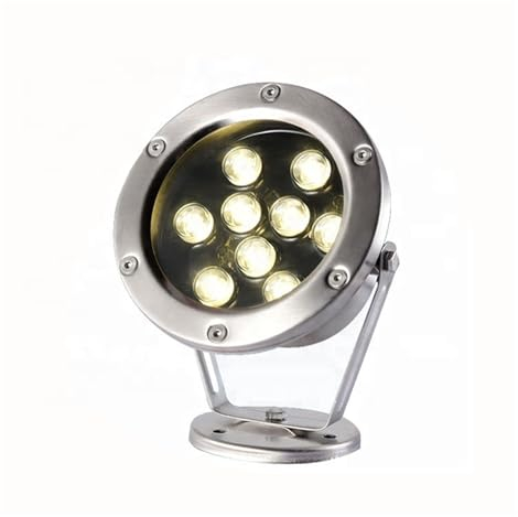 LGJEGD LED-Unterwasserleuchten 6W, 12v IP68 wasserdichter Empfänger, 3m Kabel (Color:Natural)