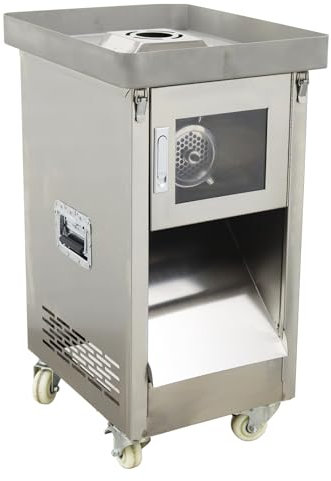 HXLDZOU Commercial Meat Grinder 8MM Stainless Steel Electric Meat Grinder Commercial Beef Pork Lamb Meat Grinder 400KG/H 110V for Factory