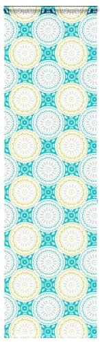 Homgoday Duschrollo mit Kassette 70x240 cm Stoffbreite 66 cm Duschvorhang, Badewannenvorhang, Badrollo Dusche Rollo, Badewannenrollo