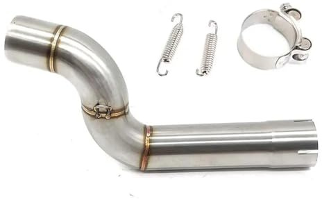 NVNZMFPPW Terminale Scarico Slip-On 51 Mm, Interfaccia Modificata Collegamento Intermedio per B&MW F900R F900XR F 900 R XR 2020-2024 Silenziatori Terminali Scarico