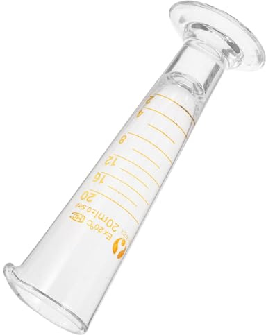 TOYANDONA Vaso Medidor de Laboratorio de Vidrio Vaso Triangular Escala para Experimentos de Laboratorio y Proyectos Científicos