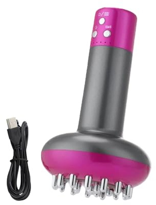 Masajeador Corporal Eléctrico Raspador Eléctrico con Calor | Cepillo de Masaje Abdominal con 9 Niveles Ajustables para Alivio de Tejido Graso Hombro Abdomen Pierna Brazo Glúteos Espalda