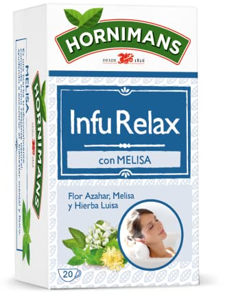 Hornimans Infu Relax | Infusión con Melisa 100% Natural | 20 bolsitas | Sin Teína