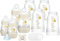 Mam Bottle Set, 8 Bottles in 130 Ml, 160 Ml and 260 Ml Sizes, 1 Start Nanò Pacifier, 4 Diskettes, 1 Soft Spout and Handles, Color Beige - 730 G, 14.2 x 16.8 x 21.2 cm; 720 grams