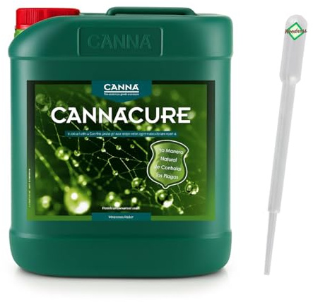 Canna Cure 5 Litros - Insecto Orgánico Spray Control de Plagas Fertilizante BioBizz Control de Pulgones Veneno para Hormigas