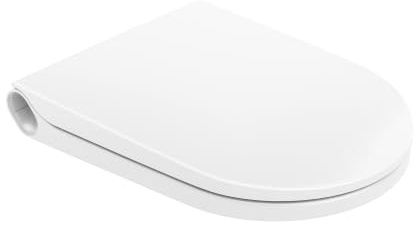 LAUFEN Cleanet Riva WC-Sitz, mit Deckel, mit Absenkautomatik, ohne Controller, ohne seitlicher Abdeckung, 490x380mm, H8916917570001, Farbe: Weiß Matt