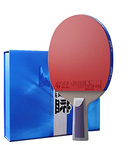 BBAUER Professioneller Tischtennisschläger, Hochleistungs-Tischtennisschläger Für Fortgeschrittene Spieler Und Wettkämpfe/8 Stars/Short Handle