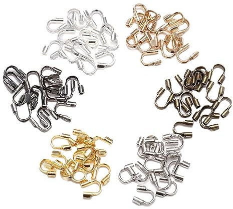 HOODANCOS 300stücke U-förmige Positionierungsrohre Schmuck Diy Zubehör Für Schmuckherstellung Mit Fadenschutz Aus Hochwertigem Material Langlebig Und Rostfrei Praktisch Für Professionelle Od