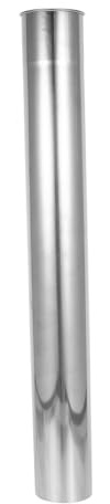 Beaupretty Tuyau de Poêle en Acier Inoxydable Argenté pour Camping, Conduit de Fumée Facile à Installer, Accessoire Polyvalent pour Poêle à Bois et Chaudière