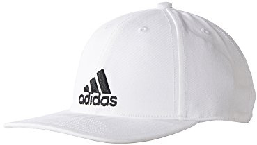 adidas 6 Panel Kappe Unisex, weiß (White/Black), OSFM