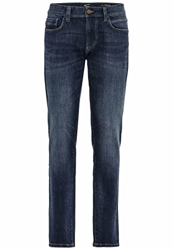 camel active Herren Regular Fit Regular Fit 5-Pocket Jeans Blau, menswear-38/32