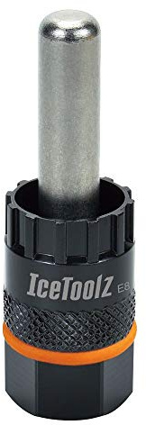 IceToolz Cassette Lockring Tool mit 12mm Guide Pin, Schwarz, M, 24009C2