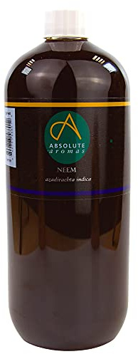 Absolute Aromas Neem Oil 1L - Pure, Natural, Vegan and Cruelty Free