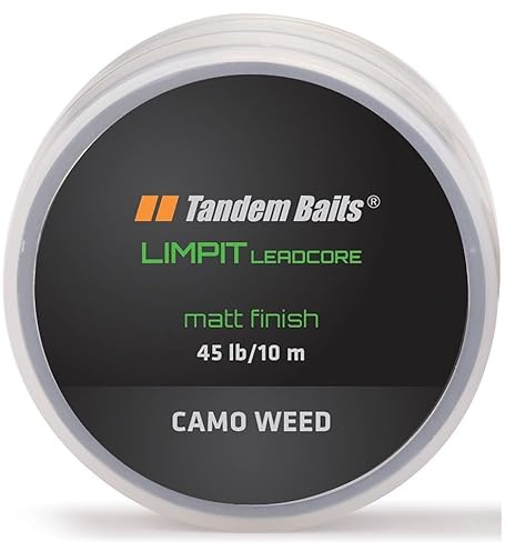 Tandem Baits Limpit LeadcoreAngelschnur Geflochten für Angelrute Karpfenrute | Angelzubehör Geflochtene Schnur Gebüsch Tarnung | Karpfenzubehör für Profis & Hobby-Angler