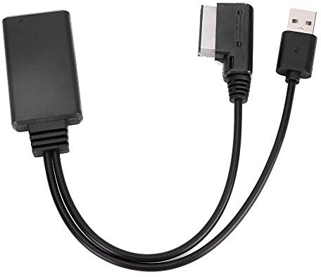 AMI MMI Interfaz MDI Bluetooth 5.0 Adaptador de Entrada de Música de Audio Adaptador de Cable de Receptor AUX para A5 8T A6 Q7 Adaptador de Cable Auxiliar USB Funciona con Apple