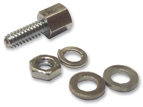 SCREW LOCK, D SUB, 4-40 UNC, D Sub Jack Screws, Connectors & Components, Qty.10 | D20418-42