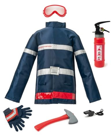 oxybul | Déguisement Pompier avec accessoires 3-5 ans