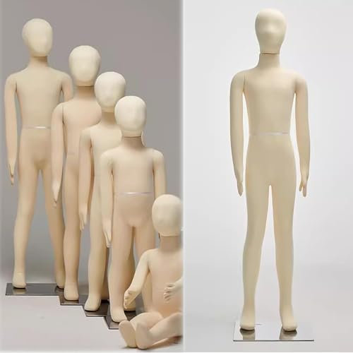AviiSo Nähpuppe mit flexiblen Armen und Beinen, Schneiderpuppe für 1-14 Jahre alte Kinder, Abnehmbarer Kopf (Size : 8 Years Old)