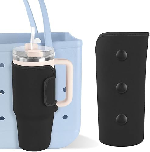 TOFBS Funda Térmica Botones Grandes Portavasos Aislante Neopreno Soporte Bebidas Taza Termo Universal Bolsa Refrigerante Transporte