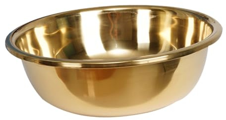 Ciieeo Cuencos de Acero Inoxidable para Mezclar Base Plana, Diseño Grande y Práctico, Adecuado para Lavar Frutas y Verduras en Cocina