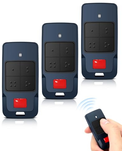 Compatibile con Mitto Cool C2, Mitto Cool C4, B RCB02, B RCB4, 433 MHz, 4 Canali Trasmettitore (3pcs)