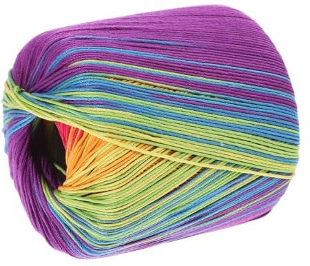 SOIMISS 1 Rolle Pastellgradientengarn shawl sweater blanket zudecke Baumwollgarn häkeln Baumwollfaden Stricken klobig Fäden regenbogenfarbenes Baumwollgarn Häkelgarn mehrfarbige Baumwolle