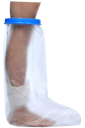 WEKAMOS para Escayola de Funda Resistente para Ducha y Baño Cobertura Estanca para Pierna Talla Reutilizable y Duradera