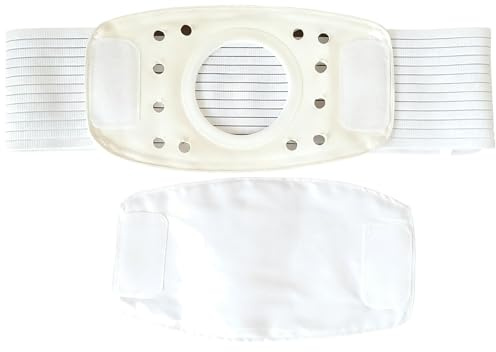 10 Cm Breda Stomiband För Män Och Kvinnor, Stomibandage Med Innersula, 7 Cm Hål, Andningsbart Bukband, Förebygger Stomibråck(X-Large)