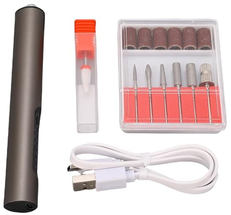 Strumento Rotativo Senza Fili, 3 Velocità Regolabili, Leggero, Ricaricabile con Luce LED per Incisione e Lucidatura - Basso Rumore, Design Compatto, Uso Pratico e Veloce