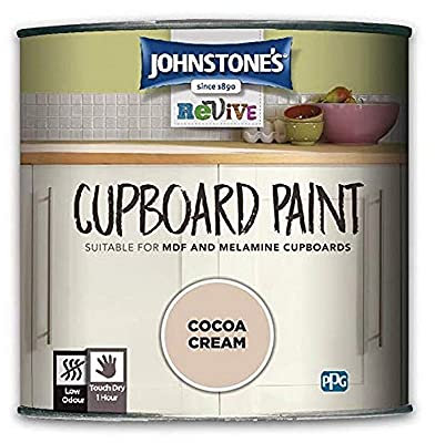 Johnstone's 431004 Cupboard Paint Cocoa Cream 750 ml
