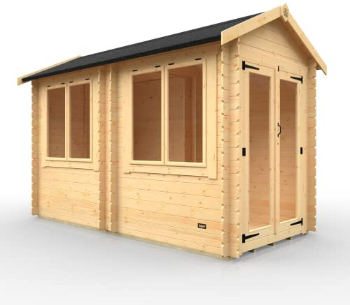 TigerFlex Nova Log Cabin Timber Summerhouse, Office, Storage Facilty 19mm 12 x 6 ft