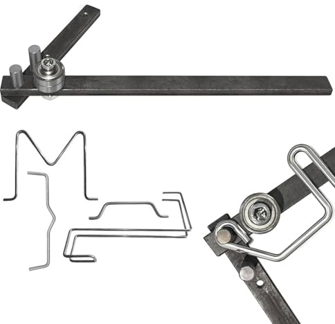 Singring Manueller Stabbieger Mini-Rohrbieger Hand-Bewehrungsbieger Desktop-Werkbank Biegewerkzeug zum Biegen von 0,6 cm Rohren