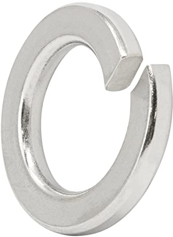 Anello a molla a forma B secondo DIN 127, in acciaio inox A2 | V2A, disco di sicurezza, misura a scelta M16 – 10 pezzi