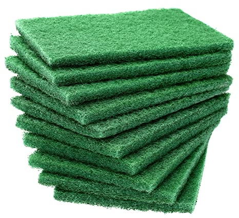 Sibba Set di 10 spugne abrasive per stoviglie – spazzola da secchiere, raschietto anti-graffio, bastoncini per uso domestico robusti