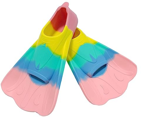 Silikon-Schwimmflossen für Erwachsene - Trainingsflossen zum Schwimmen | Schwimmflossen für Kinder und Erwachsene zum Brustschwimmen, Freitauchen Skuda