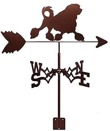 Wetterfahne, Edelstahl, Gartenpfahl, Wetterfahne, Messwerkzeuge, Windrichtungsanzeiger, Wetterhahn