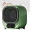 Asciugatrice Piccola, Mini asciugatrice a Tamburo ventilato da 0,8 kg con Rivestimento in Acciaio Inossidabile, Timer da 180 Minuti e 2 impostazioni di Calore, asciugatrice compatta da 300 W Green
