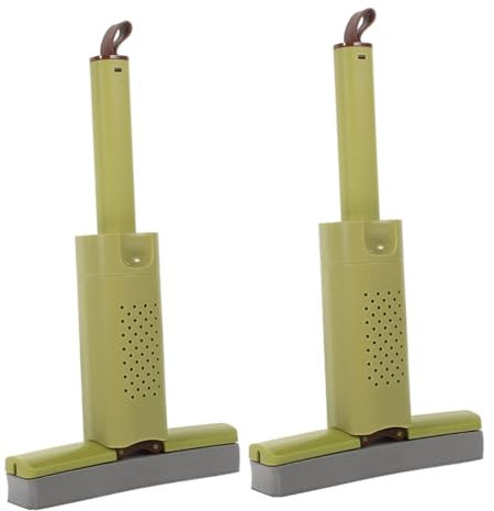 Beavorty 2piezas Mini Mop Portátil Autoescurrible para Limpieza De Suelos y Azulejos Cocina Baño Oficina Manos Libres y Fácil Transporte