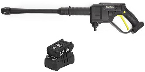 Baricus Akku-Druckreiniger 24,5 bar – Mobiler Reinigungshelfer für Auto, Garten, Fahrrad & mehr – Kabellos & kompakt – B-Ware (Inklusive: Akku & Ladegerät)