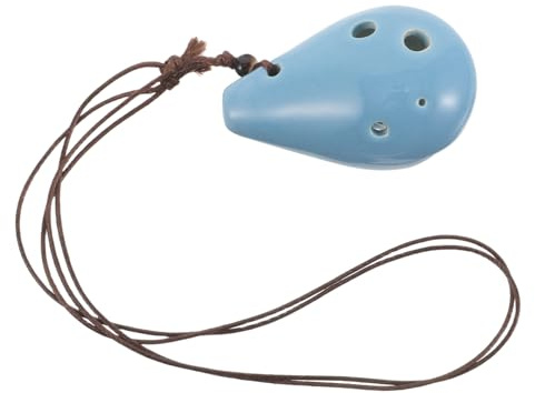 BESPORTBLE 6löcher Keramik-okarina Instrument Blasinstrument für Junge Mädchen und Erwachsene Lern-musikinstrument Traditionelle Keramikflöte