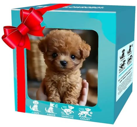 Upgrade AI Robotic Dog for Adults, 2025 New Realistic Robot Puppy That Acts Like a Real Puppy - Walking, Barking, Tail Wagging, Sitting & Running, Electronic Pet Gift for Kids Adults with Gift Box