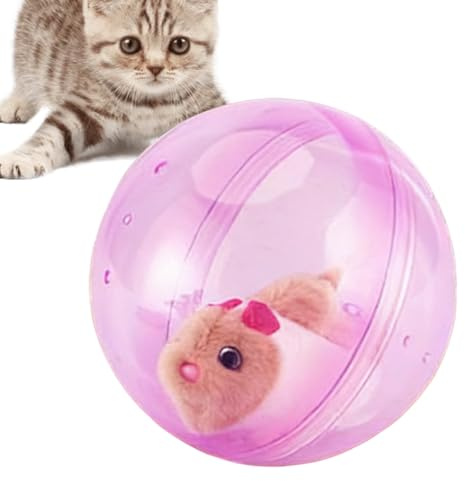 Pibumuse Interactive Animal Toys - Electric Simulation Hamster | Simulation Plush Hamster,for Dogs Cats Bunnies Children Girls Boys Houses Playrooms Kindergartens Travel