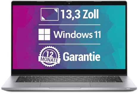 Dell Latitude 5320 13,3 Zoll Full HD Laptop Intel Core i5-1145G7@ bis zu 4,4 GHz 16 GB 256 GB SSD mit Windows 11 Pro & GRATIS Antiviren-Software inkl. 12 Monate Garantie (Generalüberholt)