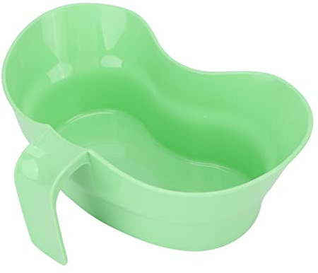 HaloVerde kräkskålskopp Stor design med bred mun, Emesis handfat för sjuka äldre och gravida kvinnor, hängande handtag emesis handfat för lätt att bära och använda