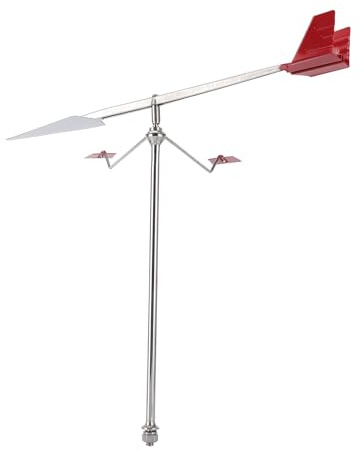 AMONIDA Banderuola per Barche Ad Alta sensibilità, Indicatore del in Acciaio Inossidabile 304, Banderuola Riflettente Luminosa con Picchetto a Prova di, Ideale per Yacht e Vela