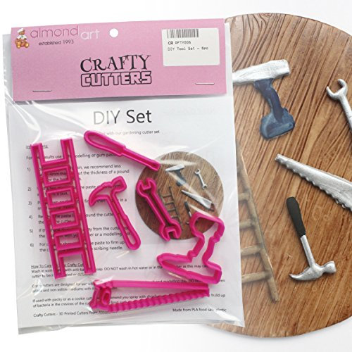 DIY Tools Set - 6pc - Cake Decoration & Cupcake Topper Cutters