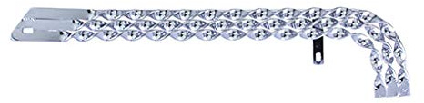 Chrome Triple Flat Twisted Bike Chain Guard. Work on Most 20 Bike Frame. Bike Part for Cruiser, BMX, Lowrider, Trike, Bicycle Parts