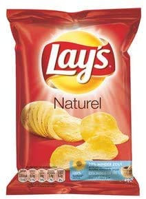 Lay's chips naturales 40 gr | 20x | Peso total de 800 gr.